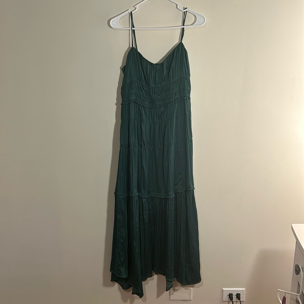 Anthropologie maxi dress. Green. US Size 6